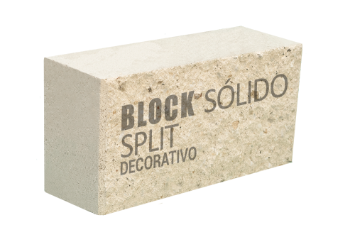 BLOCK SOLIDO SPLIT 15x20x40 GRIS/NATURAL